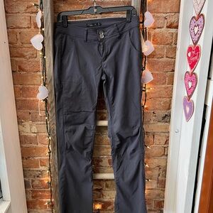 Prana Women's Charcoal Convertible Pants/Capris